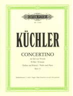 Ferdinand Küchler: Concertino D-Dur Op.15 (noty na housle, klavír)