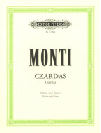 Vittorio Monti: Czardas (noty, housle, klavír)