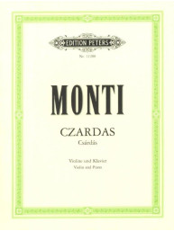 Vittorio Monti: Czardas (noty, housle, klavír)