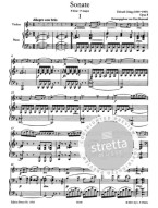 Edvard Grieg: Sonata F major op. 8/1 (noty na housle, klavír)