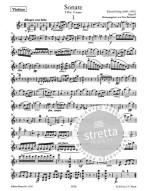 Edvard Grieg: Sonata F major op. 8/1 (noty na housle, klavír)