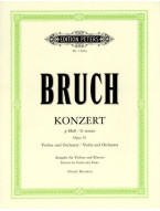 Max Bruch: Concerto No.1 in G minor Op.26 (noty na housle, klavír)