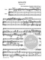 Felix Mendelssohn: Sonate F-moll Op.4 (noty na housle, klavír)