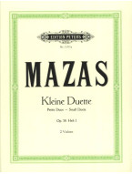 Jacques-Féréol Mazas: Kleine Duette 1 Op.38 (noty na housle)