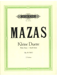 Jacques-Féréol Mazas: Kleine Duette 1 Op.38 (noty na housle)
