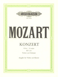 W.A. Mozart: Konzert G-Dur KV 216 (noty na housle, klavír)