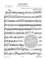 W.A. Mozart: Konzert G-Dur KV 216 (noty na housle, klavír)