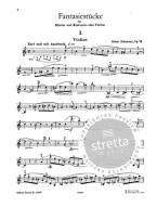 Robert Schumann: Fantasiestücke op. 73 (noty na housle, klavír)