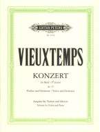 Henri Vieuxtemps: Concerto No.2 in F# minor Op.19 (noty na housle, klavír)