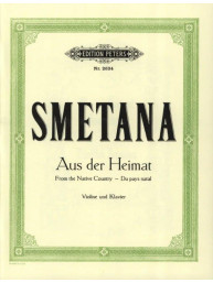 Bedřich Smetana: Aus Der Heimat / Z domoviny (noty na housle, klavír)