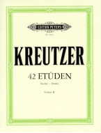 Rodolphe Kreutzer: 42 Studies or Caprices - Single part Violin 2 (noty na housle)