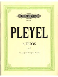 Ignaz Josef Pleyel: Easy Duos Op.8 (noty na housle, klavír)