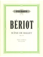 Charles Auguste de Bériot: Scene De Ballet Op.100  (noty na housle, klavír)