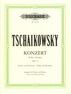 P.I. Čajkovskij: Konzert D-Dur op. 35 (noty na housle, klavír)