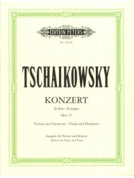 P.I. Čajkovskij: Konzert D-Dur op. 35 (noty na housle, klavír)