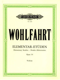Franz Wohlfahrt: Elementary Studies Opus 54 (noty na housle)