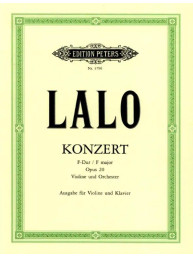 Edouard Lalo: Konzert F-Dur op. 20 (noty na housle, klavír)