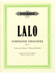 Edouard Lalo: Symphonie Espagnole Op.21 (noty pro housle, klavír)