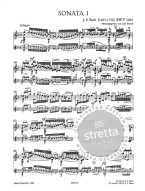 Johann Sebastian Bach: Sonatas and Partitas BWV 1001-1006 (noty pro housle)