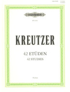 Rodolphe Kreutzer: 42 Etudes-Caprices (noty na housle)