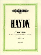 Joseph Haydn: Concerto No.1 In C Major Hob.VIIa/1 (noty na housle, klavír)
