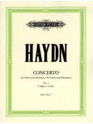Joseph Haydn: Concerto No.1 In C Major Hob.VIIa/1 (noty na housle, klavír)