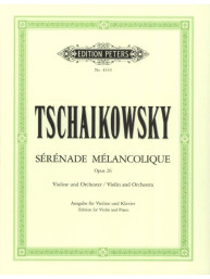 P.I. Čajkovskij: Sérénade mélancolique op. 26 (noty pro housle, klavír)