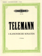 Georg Philipp Telemann: 6 kanonische Sonaten TWV 40:118–123 (noty na housle)