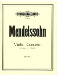 Felix Mendelssohn: Concerto In D Minor - Menuhin (noty na housle, klavír)
