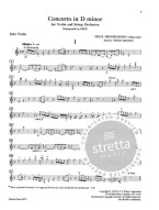 Felix Mendelssohn: Concerto In D Minor - Menuhin (noty na housle, klavír)