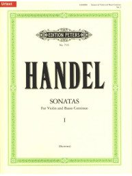 Georg Friedrich Händel: Sonatas 1 (noty na housle, basso continuo)
