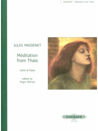 Jules Massenet: Méditation from Thais (noty na housle, klavír)