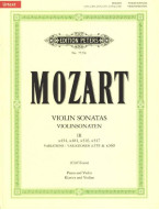 W.A. Mozart: Violin Sonatas 3 (noty pro housle, klavír)