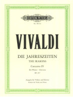 Antonio Vivaldi: The Four Seasons – Concerto F minor op. 8/4 RV 297 - Winter (noty na housle, klavír)