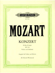 W.A. Mozart: Konzert D-Dur KV 218 - Oistrach (noty na housle, klavír)