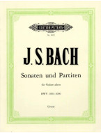 J.S Bach: Sonatas and Partitas BWV 1001–1006 (noty na housle)
