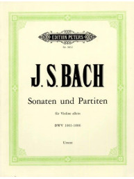 J.S Bach: Sonatas and Partitas BWV 1001–1006 (noty na housle)