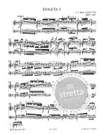 J.S Bach: Sonatas and Partitas BWV 1001–1006 (noty na housle)