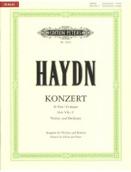 Joseph Haydn: Concerto No.2 in G Hob.VIIa/4 (noty na housle, klavír)