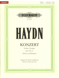 Joseph Haydn: Concerto No.2 in G Hob.VIIa/4 (noty na housle, klavír)