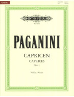 Niccolo Paganini: 24 Caprices Op.1 (noty na housle)
