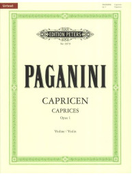 Niccolo Paganini: 24 Caprices Op.1 (noty na housle)