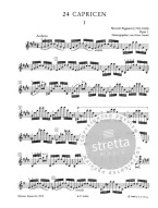 Niccolo Paganini: 24 Caprices Op.1 (noty na housle)