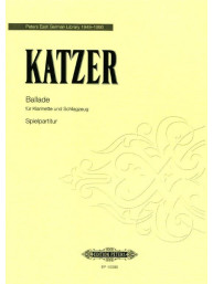 Georg Katzer: Ballade (noty na klarinet, perkuse)