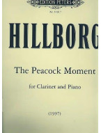 Anders Hillborg: The Peacock Moment (noty na klarinet, klavír)