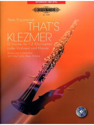 Peter Przystaniak: That's Klezmer (noty na klarinet, klavír)(+audio)