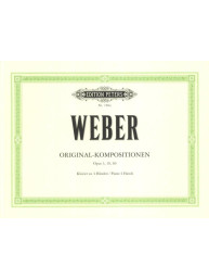 Carl Maria von Weber: Original-Kompositionen op. 3, 10, 60 (noty na čtyřruční klavír)