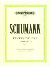 Robert Schumann: Fantasy Pieces Op.73 (noty na klarinet, klavír)