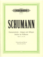 Robert Schumann: Fantasiestücke op. 73 / Adagio und Allegro op. 70 / Stücke im Volkston op. 102 (noty na violoncello, klavír)