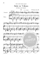 Robert Schumann: Fantasiestücke op. 73 / Adagio und Allegro op. 70 / Stücke im Volkston op. 102 (noty na violoncello, klavír)